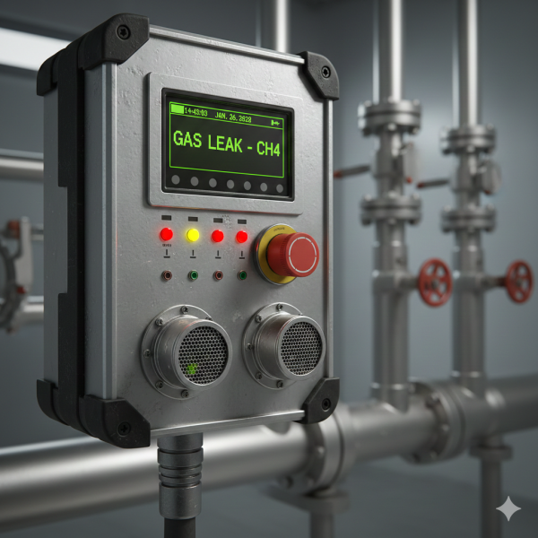 Gázérzékelés az iparban – amikor a mérés életvédelmi kérdés